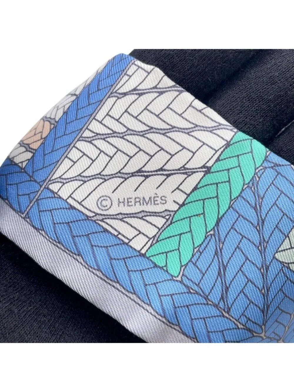 Hermes Scarf Twill Tresses Silk